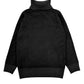 High-Neck Lined Sweater