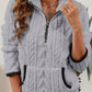 Half-Zip Textured Pullover