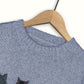 Cat-Print Knit Pullover