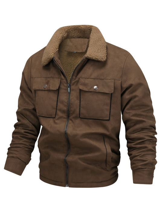 Fleece-Lined Winter Jacket