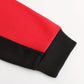 Color Block Zip-Up Hooded Jacket