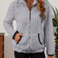 Half-Zip Textured Pullover