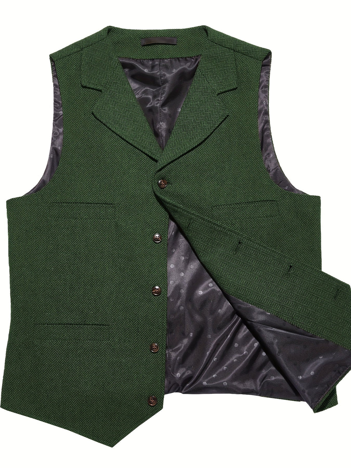 Herringbone Tailored Waistcoat
