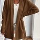 Relaxed Open-Front Cardigan