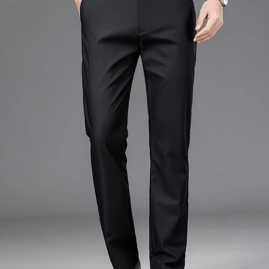 Tailored Straight-Leg Pants