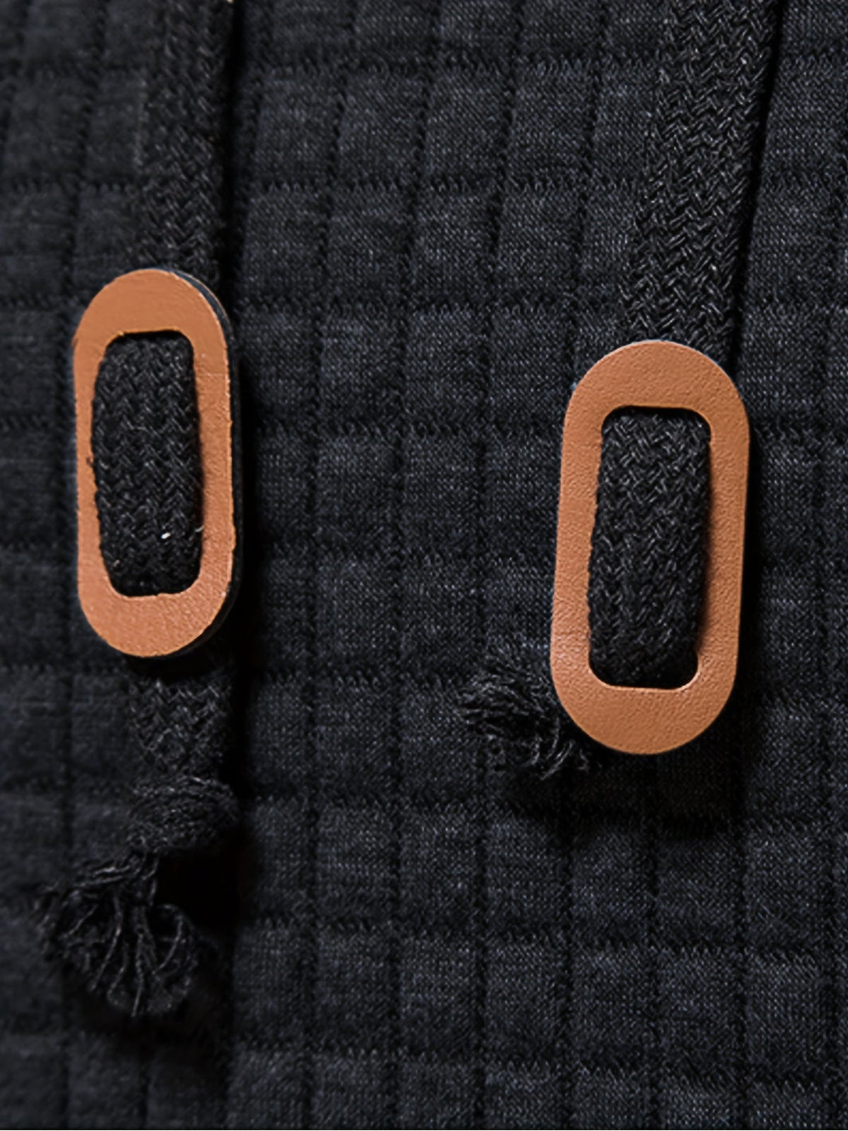 Textured Hooded Pullover