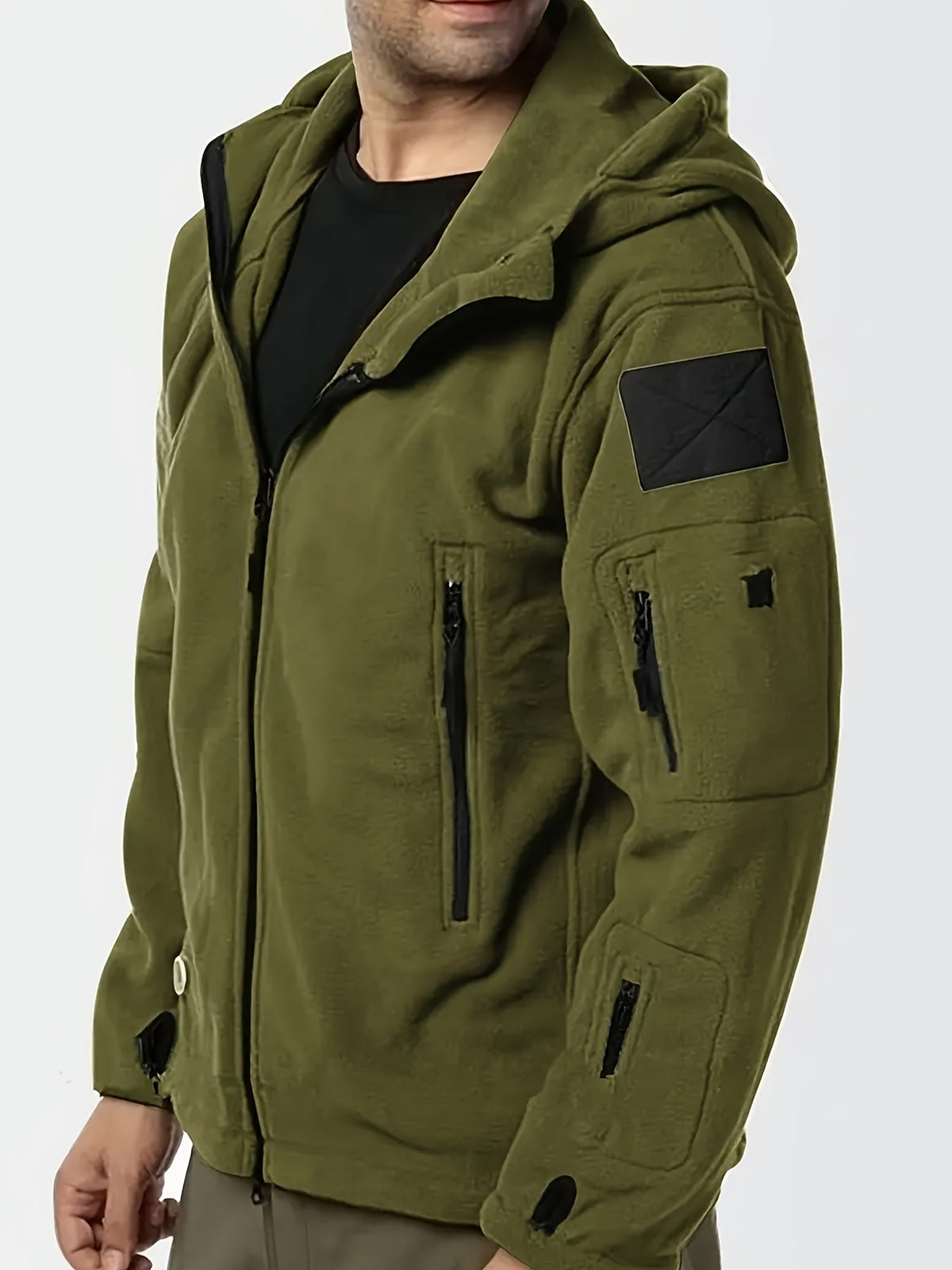 Rugged Hooded Zip Jacket