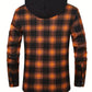 Hooded Check Shirt Jacket