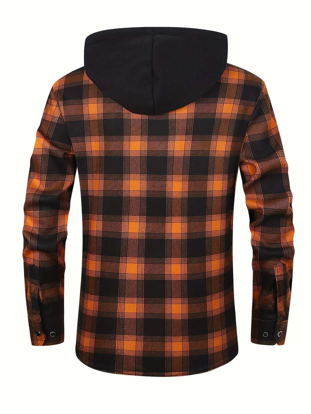Hooded Check Shirt Jacket