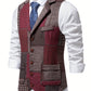 Patchwork Herringbone Waistcoat