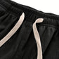 Relaxed Straight-Leg Ribbed Trousers