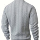 Textured High-Neck Sweatshirt