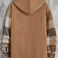 Checked Hooded Overshirt Jacket
