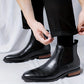 Pointed-Toe Chelsea Boots