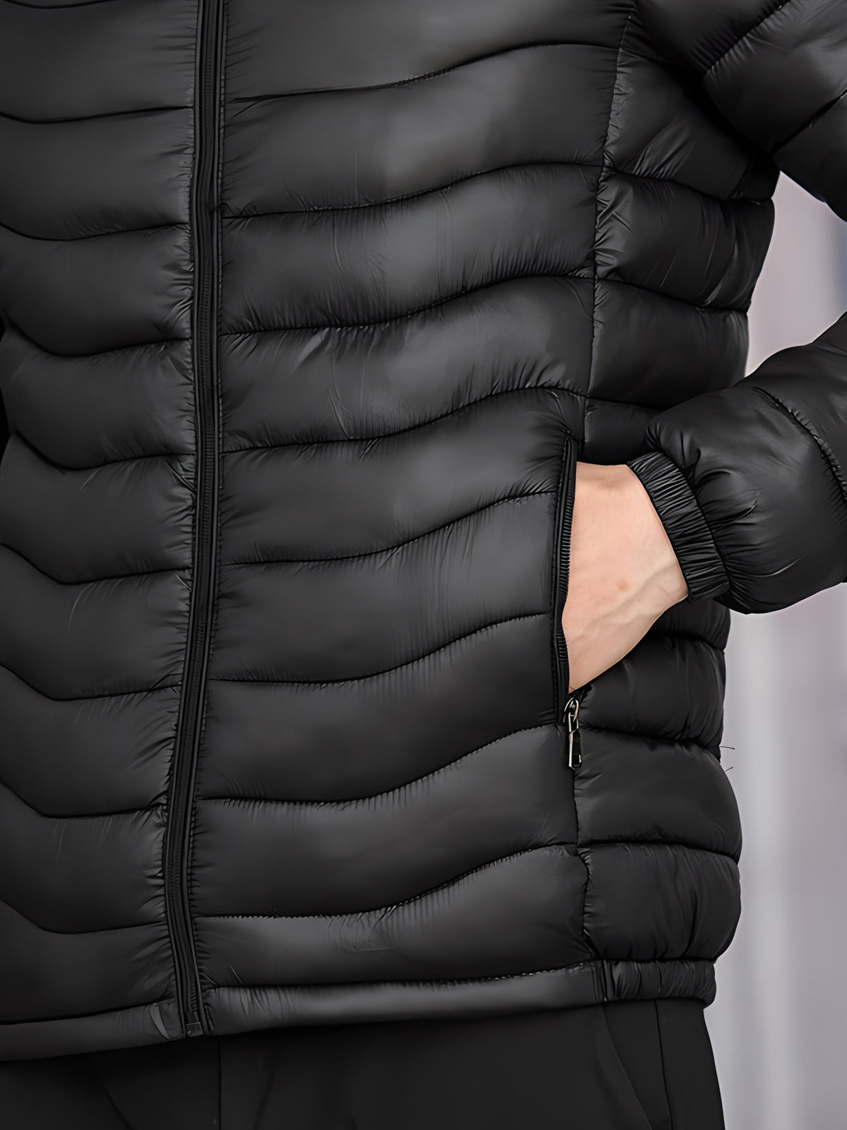 Hooded Quilted Puffer Jacket