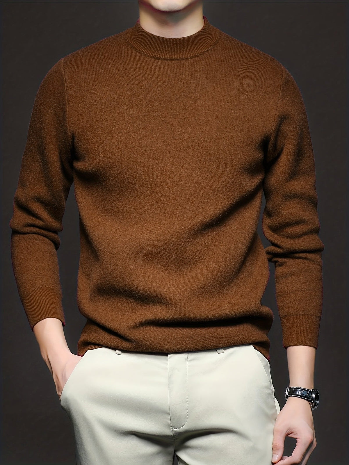 Refined High-Neck Sweater