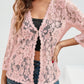 Floral Openwork Cardigan