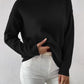 Mock Neck Relaxed Fit Sweater