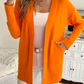 Relaxed Open-Front Cardigan