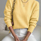 Mock Neck Relaxed Fit Sweater