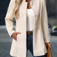 Stand-Collar Button Coat