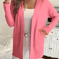Relaxed Open-Front Cardigan