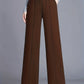 High-Waisted Wide-Leg Trousers