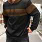 Textured Color-Block Hoodie