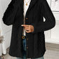 Textured Button-Front Coat