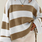 Relaxed Colourblock Knit Sweater