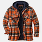 Rugged Hooded Plaid Jacket