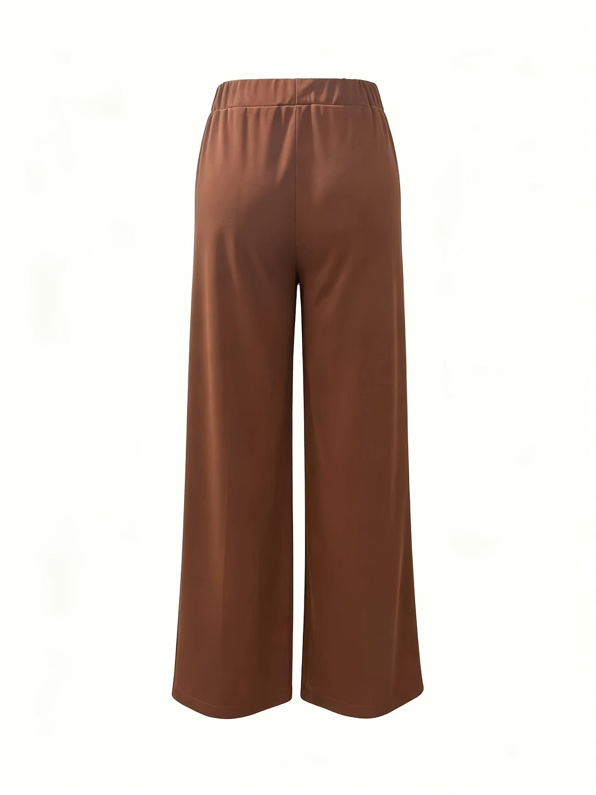 High-Waisted Wide-Leg Trousers