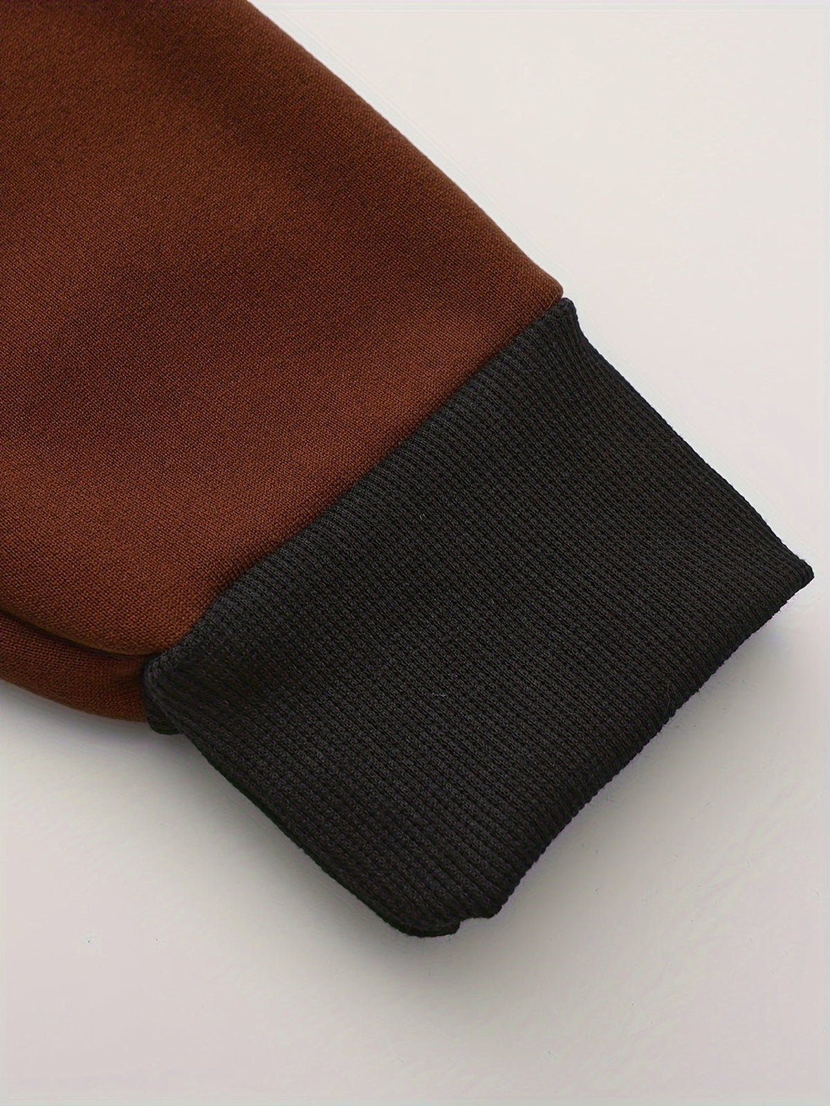 Color Block Zip-Up Hoodie