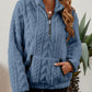 Half-Zip Textured Pullover