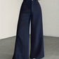 High-Waisted Wide-Leg Trousers