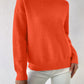 Mock Neck Relaxed Fit Sweater