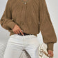 Relaxed Cable-Knit Sweater