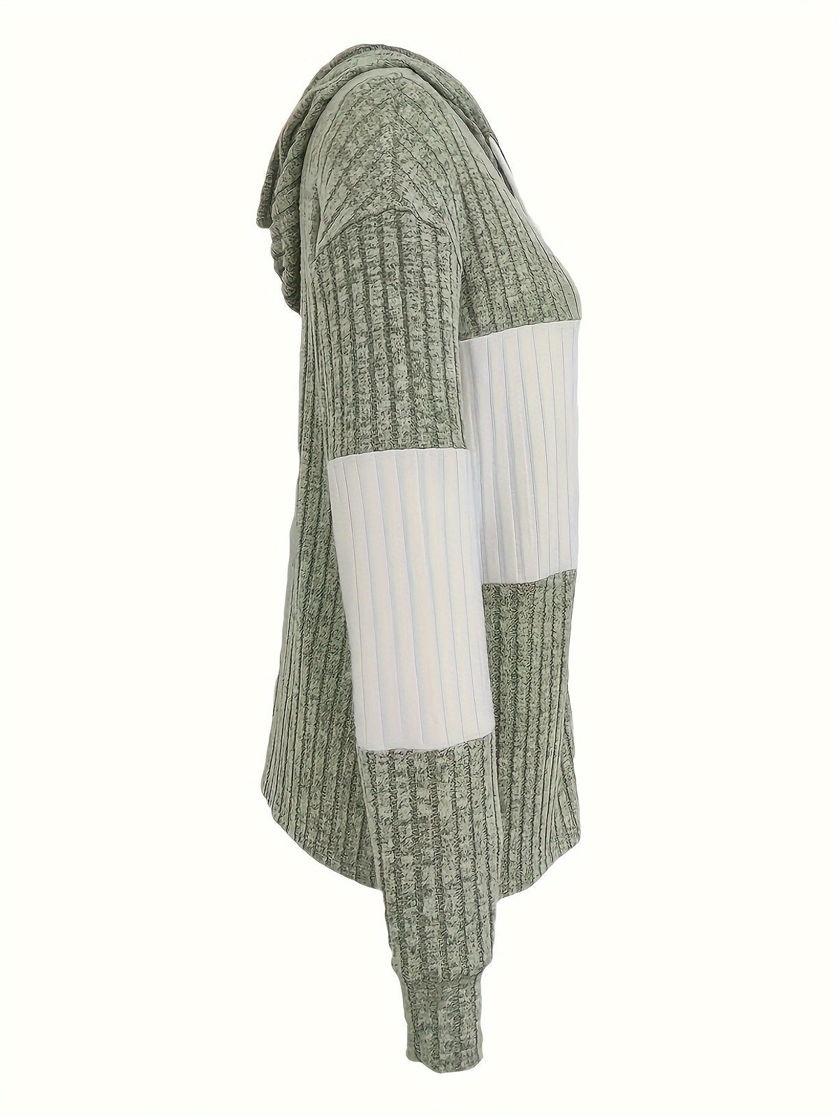 Color-Block Zip-Up Hoodie
