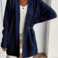Relaxed Open-Front Cardigan