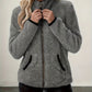 Plush Zip-Up Jacket