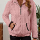 Half-Zip Textured Pullover