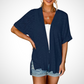 Relaxed Open-Front Cardigan