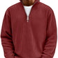 Half-Zip High Neck Knit Sweater