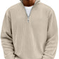Half-Zip High Neck Knit Sweater