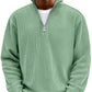 Half-Zip High Neck Knit Sweater