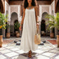 Khozun - Bohemian Open-Back Maxi Dress