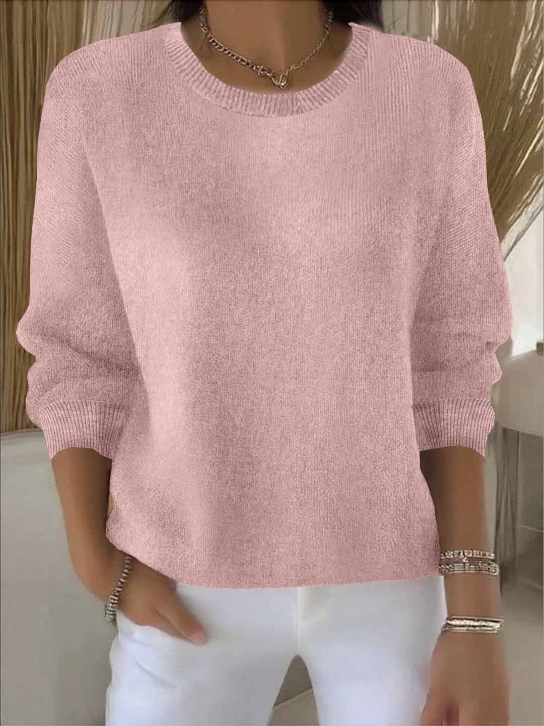 Relaxed Everyday Knit Sweater