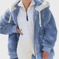 Multicolour Striped Puffer Jacket