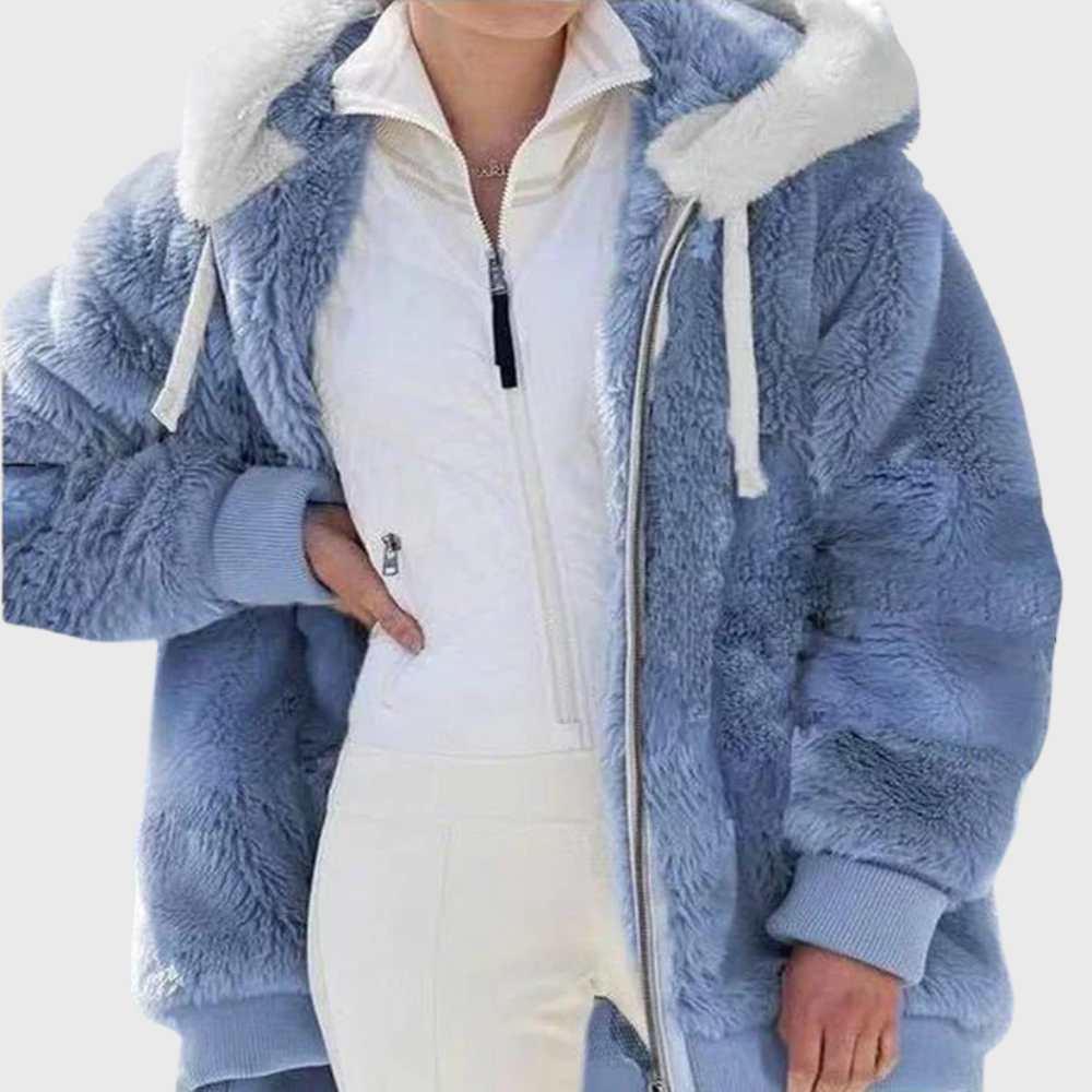 Multicolour Striped Puffer Jacket
