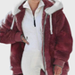 Multicolour Striped Puffer Jacket